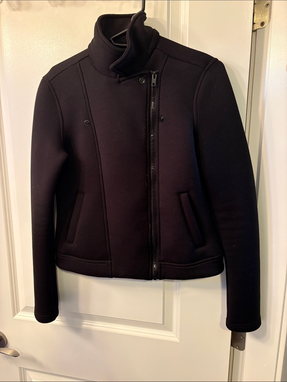 Black cropped jacket